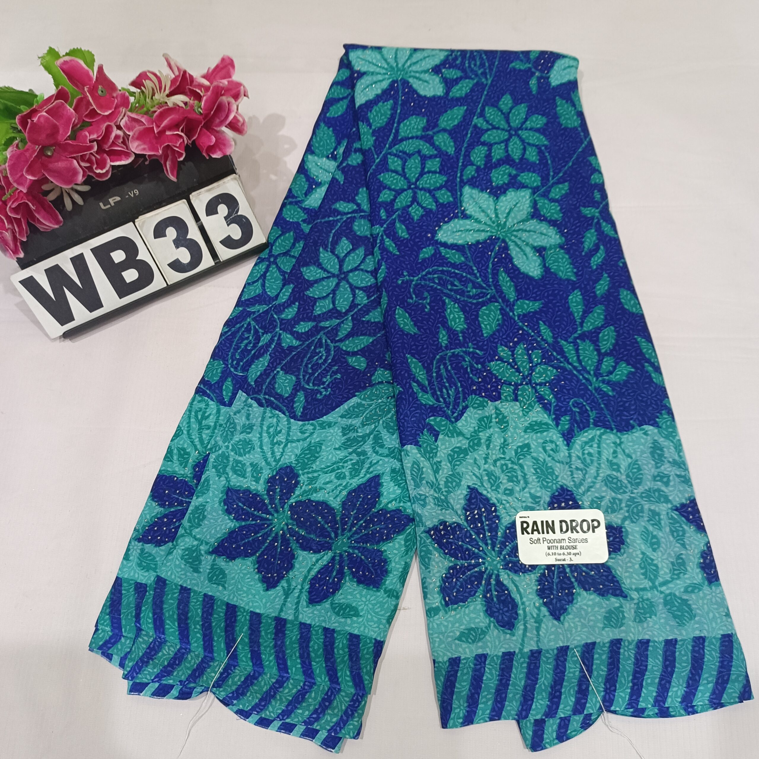 poonam withblouse -rain drop
