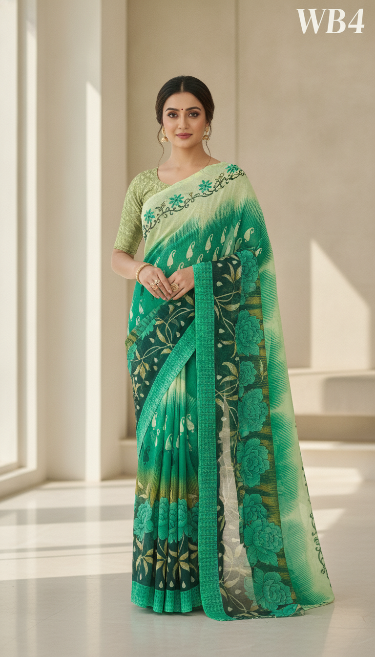 poonam withblouse -rain drop