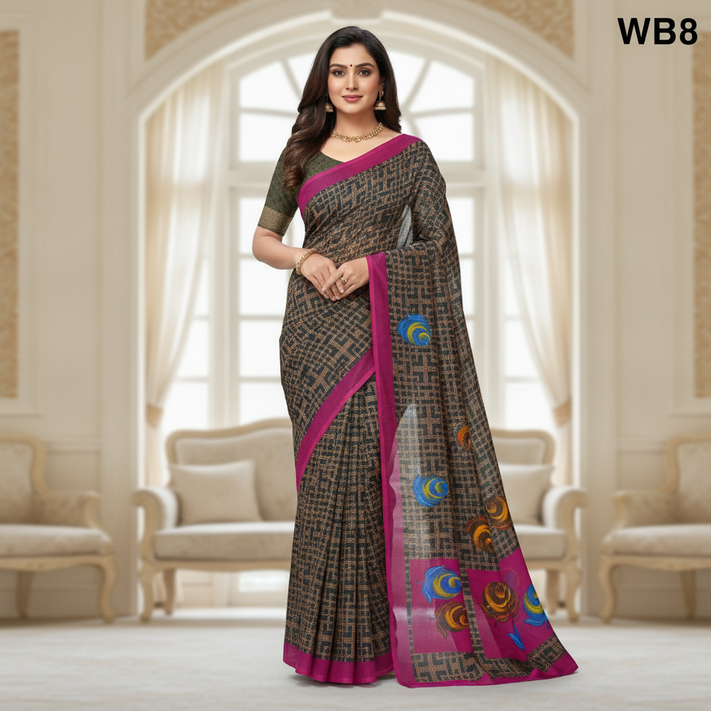 poonam withblouse -rain drop
