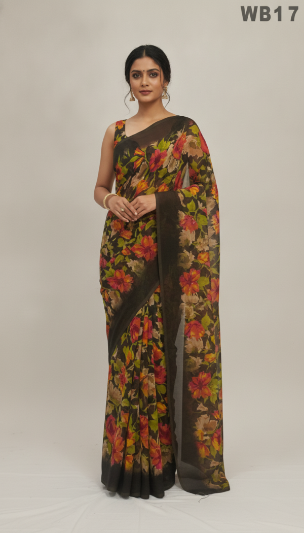 poonam withblouse -rain drop