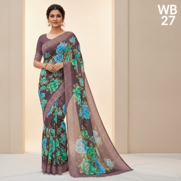 poonam withblouse -rain drop