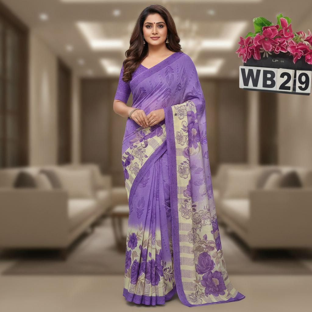 poonam withblouse -rain drop