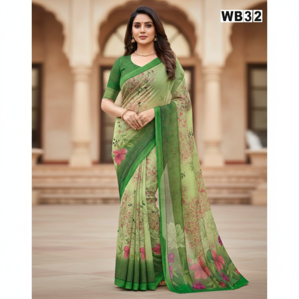 poonam withblouse -rain drop