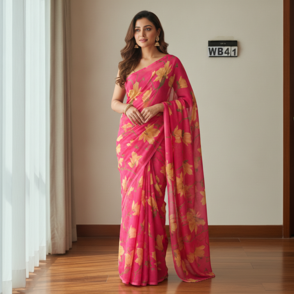 poonam withblouse -rain drop