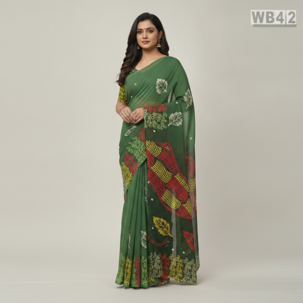 poonam withblouse -rain drop