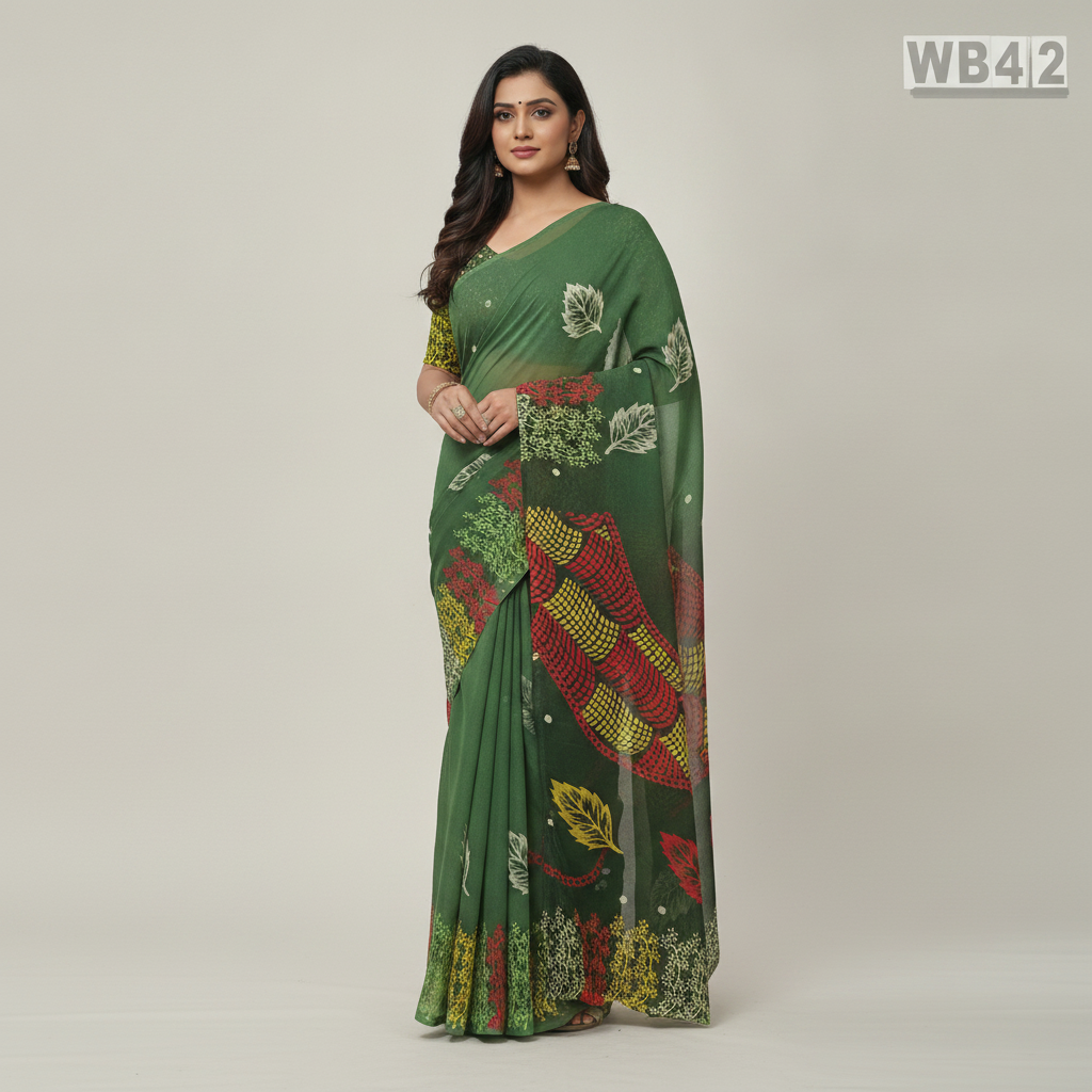 poonam withblouse -rain drop