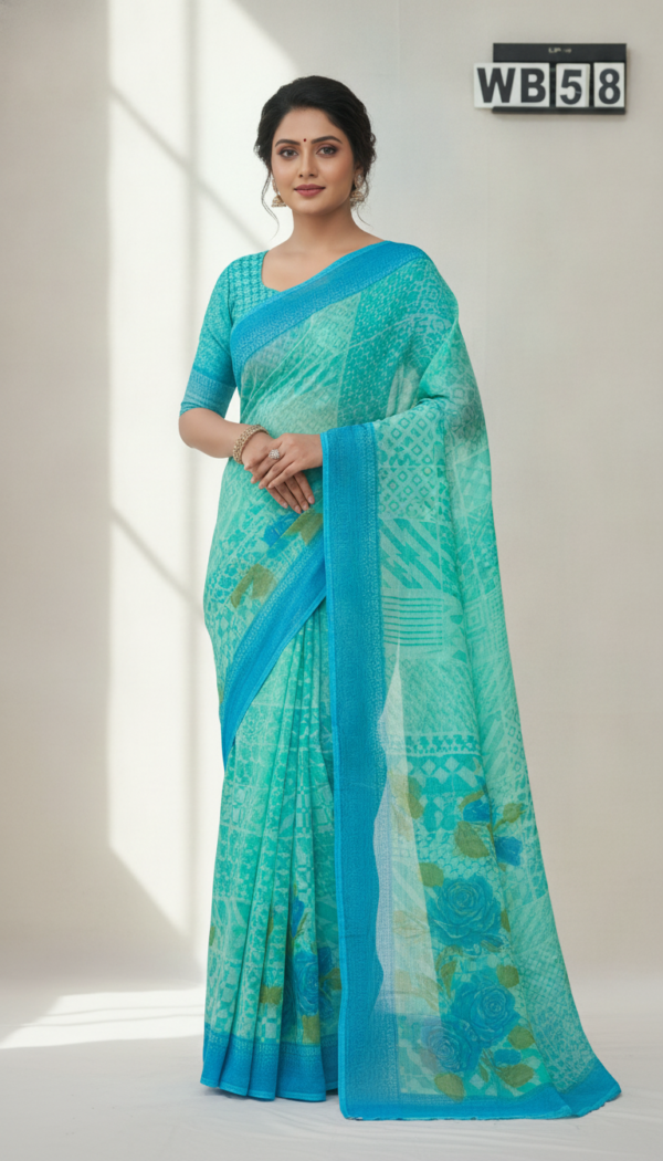 poonam withblouse -rain drop