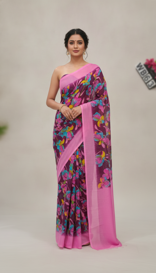 poonam withblouse -rain drop