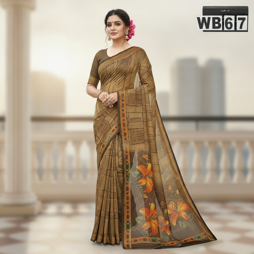 poonam withblouse -rain drop