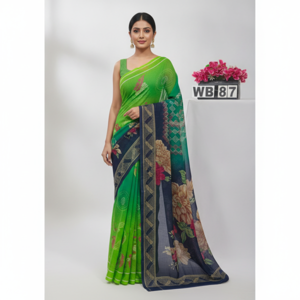 poonam withblouse -rain drop