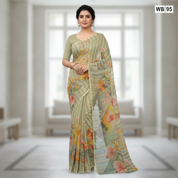 poonam withblouse -rain drop