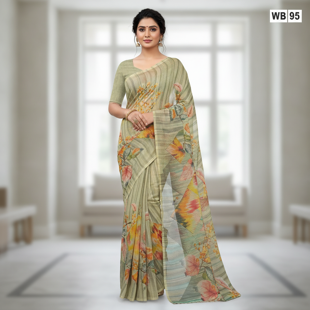 poonam withblouse -rain drop